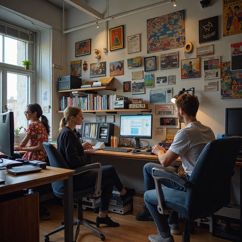 The QuestArchives founding team in the original Ottawa office
