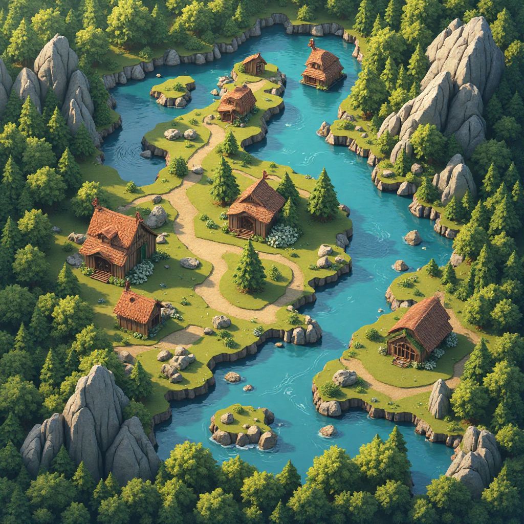 Historical maps from Canadian adventure games